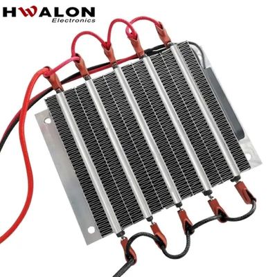 İzole PTC Seramik hava ısıtıcısı Sabit sıcaklık ısıtıcı eleman 200W AC/DC 12V Inkubatör
